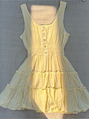 Patrons of Peace Pale Yellow Ribbed Tank
